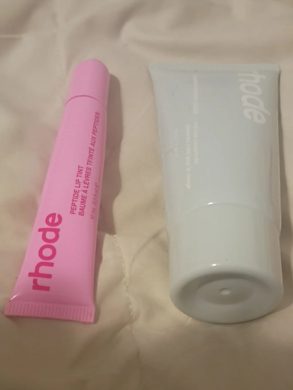 RHODE Peptide Lip Tint In Jelly Bean And The Rhode Barrier Restore Cream Set